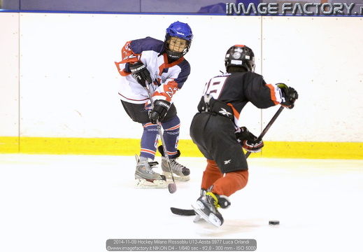 2014-11-09 Hockey Milano Rossoblu U12-Aosta (10-4)